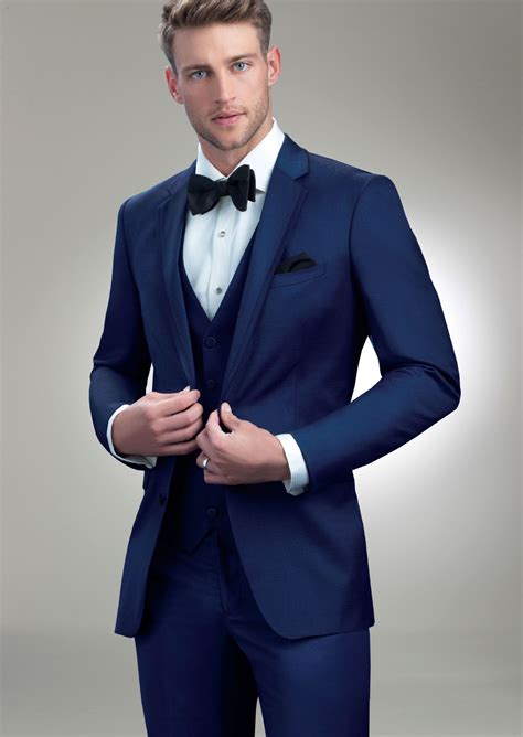 blue wedding tuxedos for men.